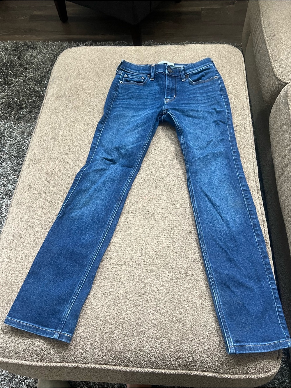 Abercrombie Kids Boys Skinny Jeans Size 9/10 Medium Wash